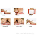 cotton back pain therapy acupressure mat pillow set